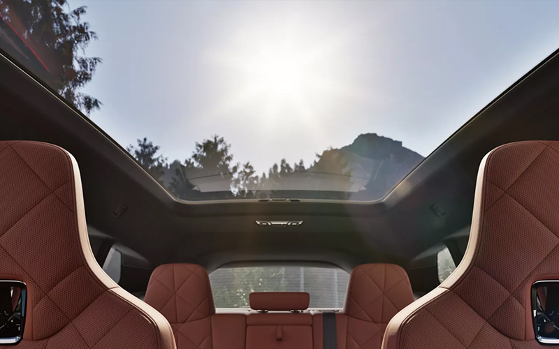 M Multi-function Seats and panoramic eclipsing roof.