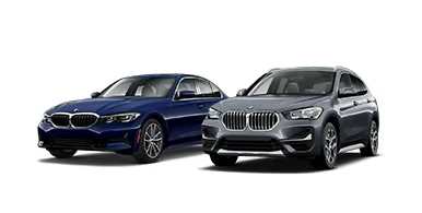 Navy blue and dark grey BMW image icons.