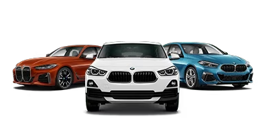 Red, white and blue BMW image icons.
