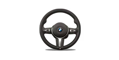 BMW steering wheel.