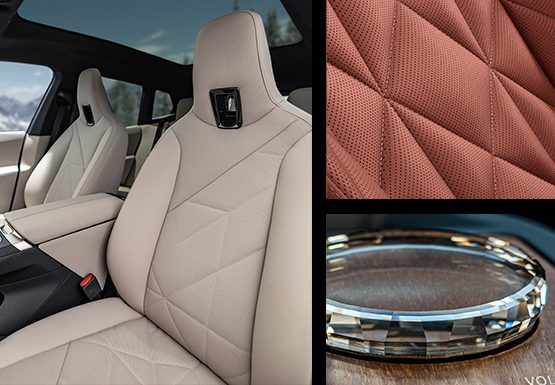 Interior images of the BMW iX