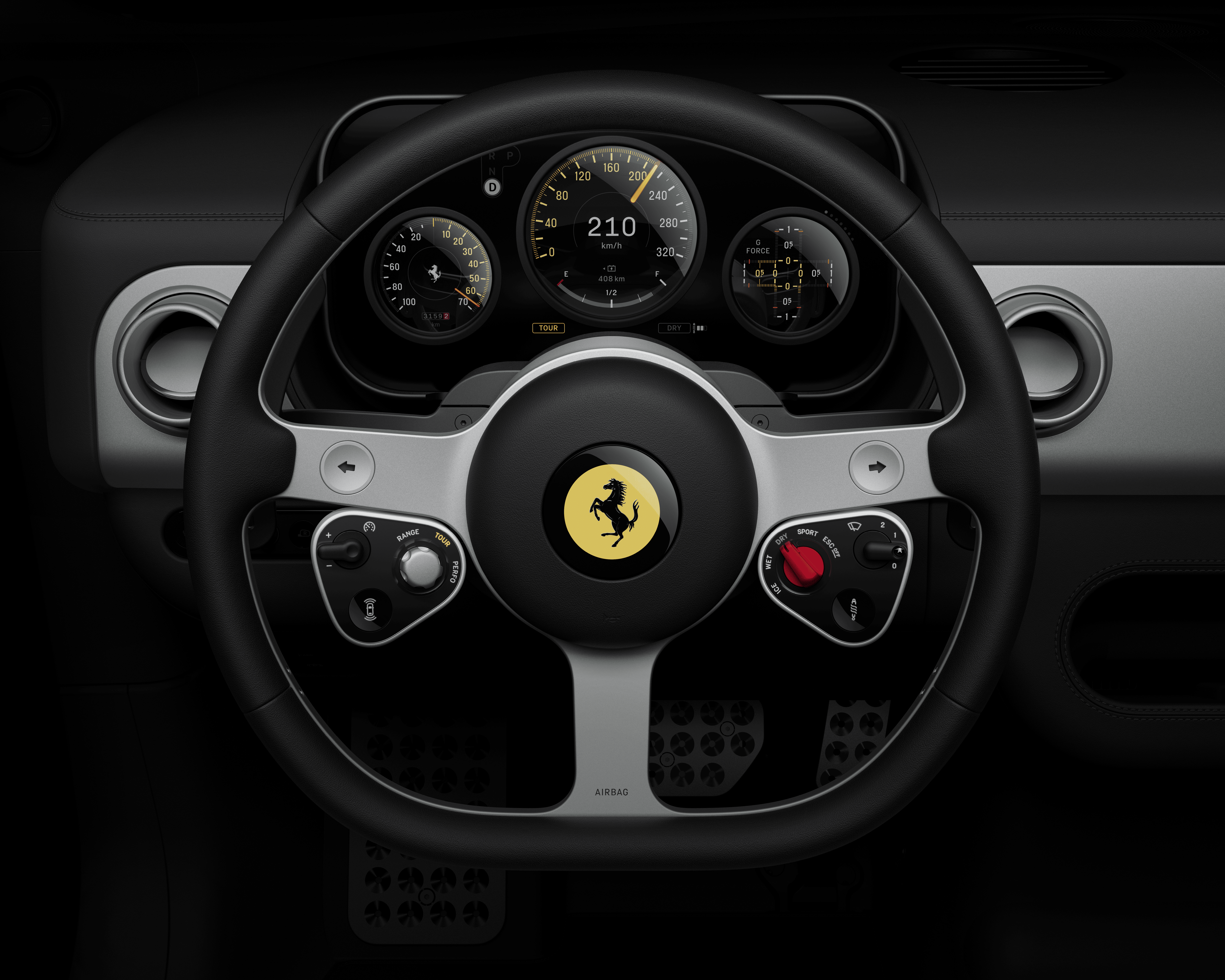 Ferrari Luce Steering Wheel