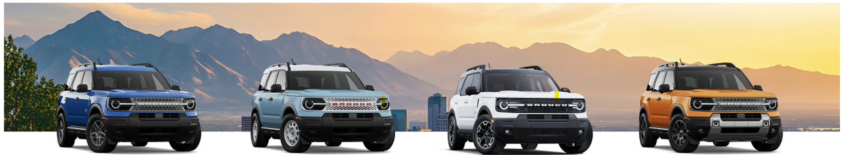 2026 Bronco Sport lineup