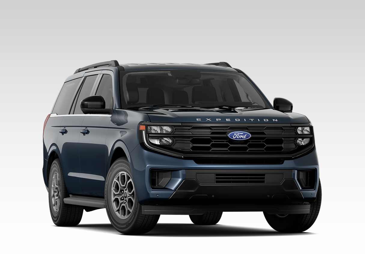 Front three-quarter view of a 2025 Ford Expedition® Active™ SUV