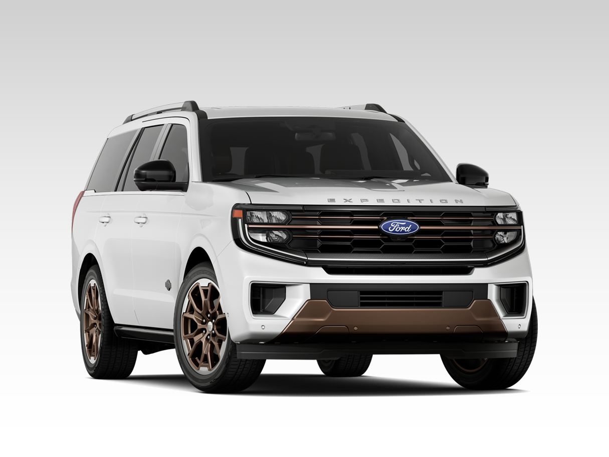 Front three-quarter view of a 2025 Ford Expedition® King Ranch® SUV