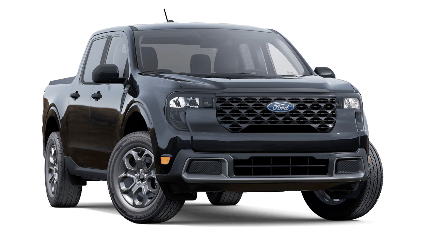 A black Ford Maverick® XLT pickup