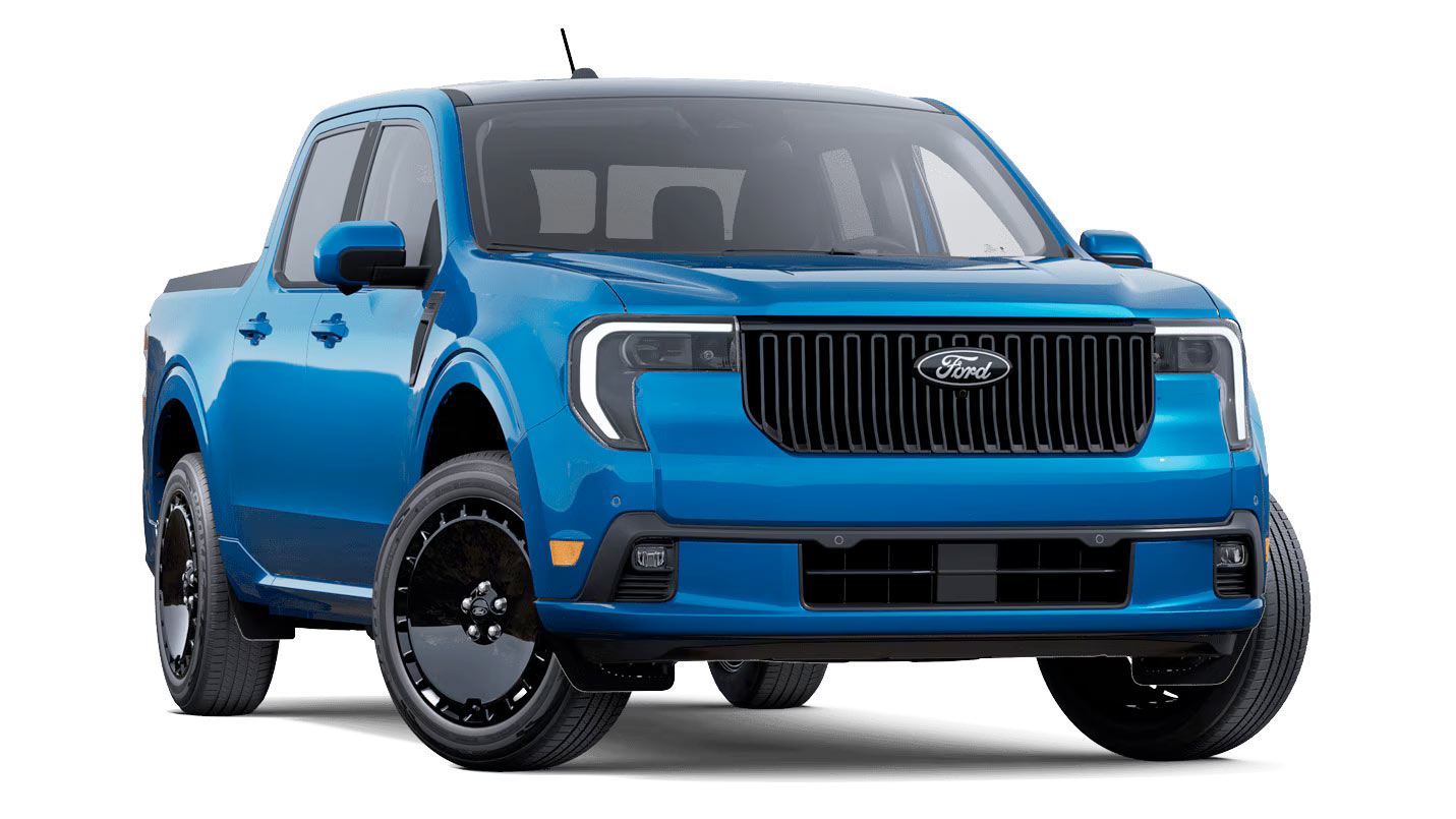 A blue Ford Maverick® Lobo™ pickup