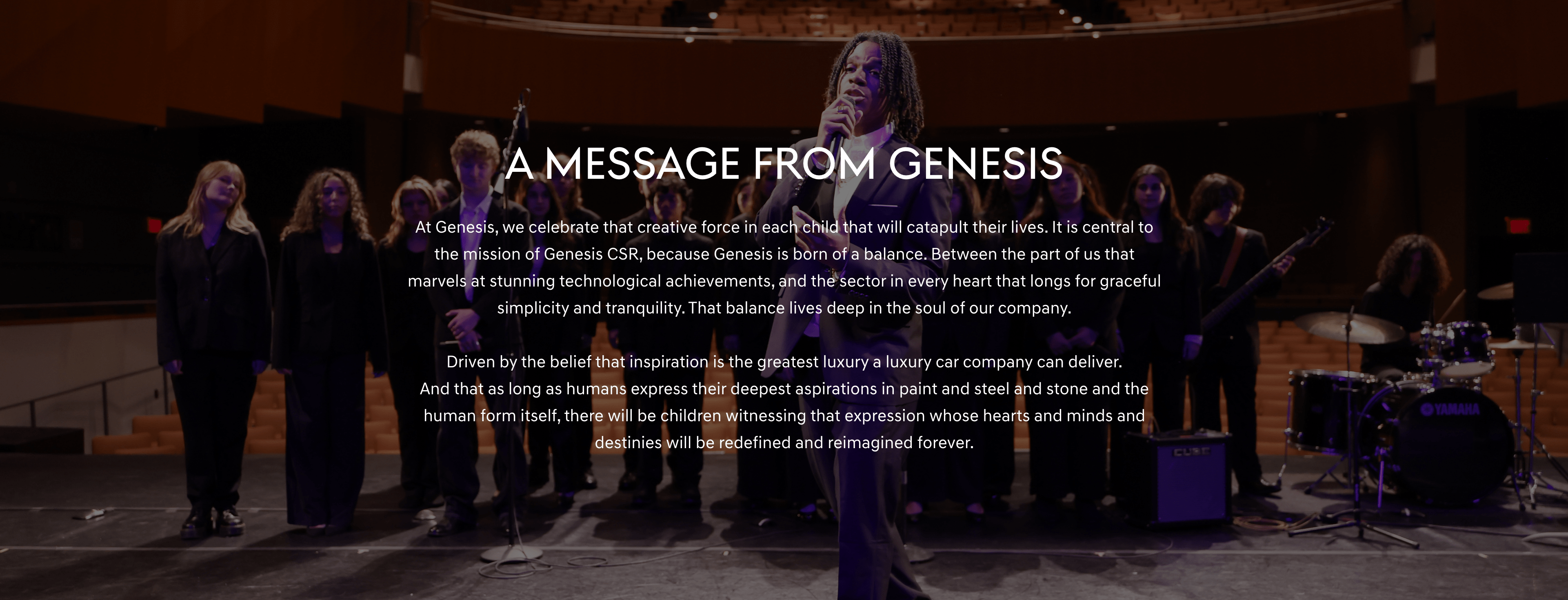 A Message from Genesis