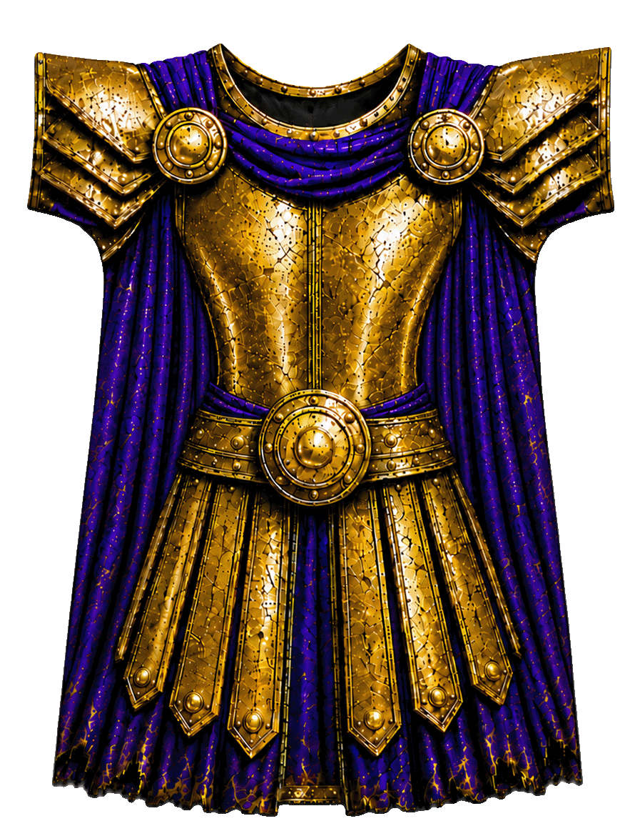 Warrior gown silver