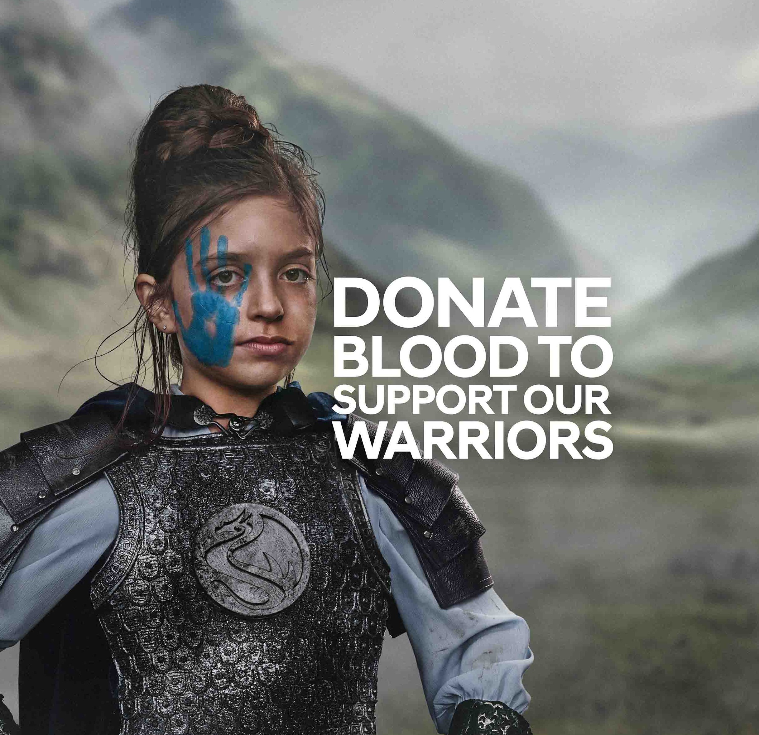 Donate blood to support our warriors