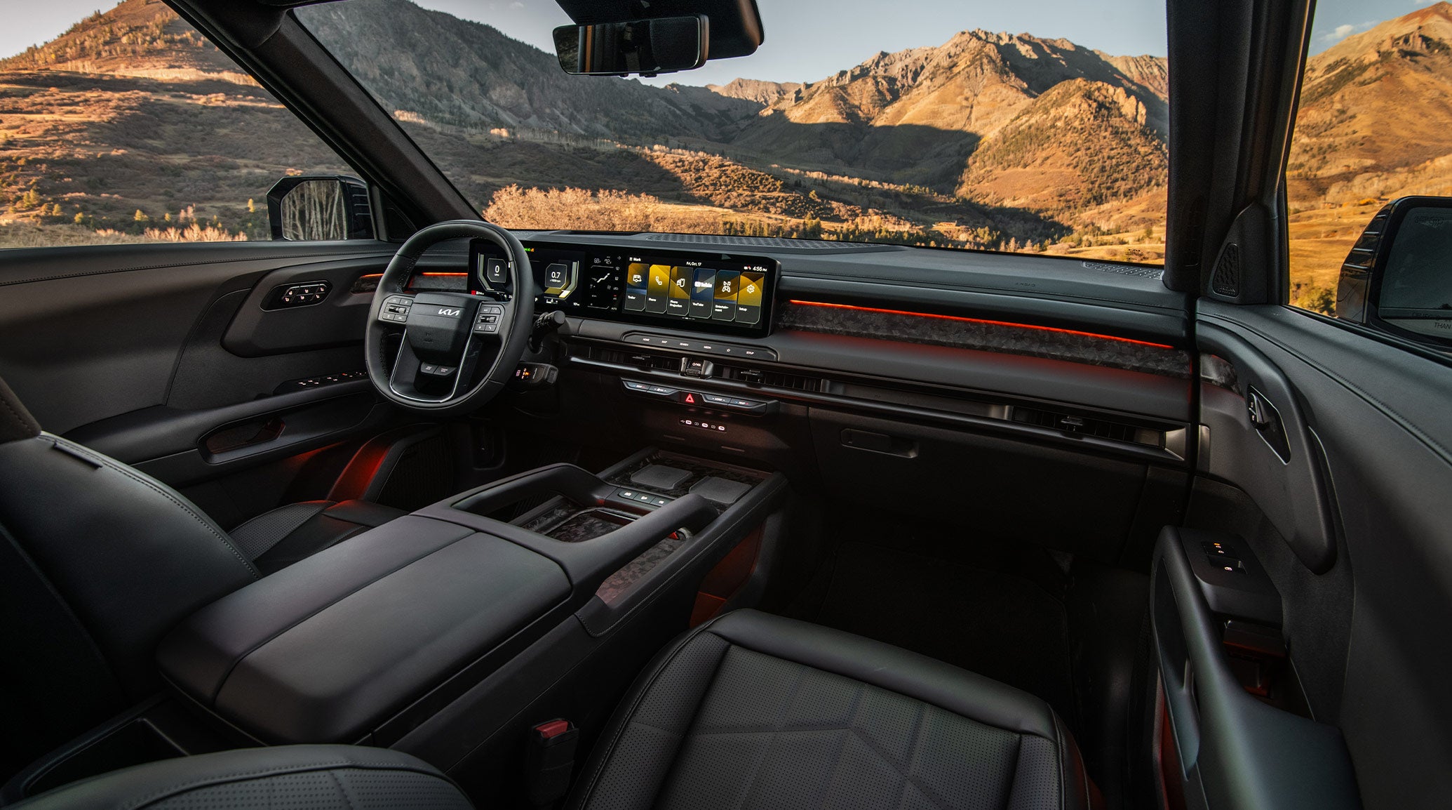 Kia Telluride Three-Row Interior