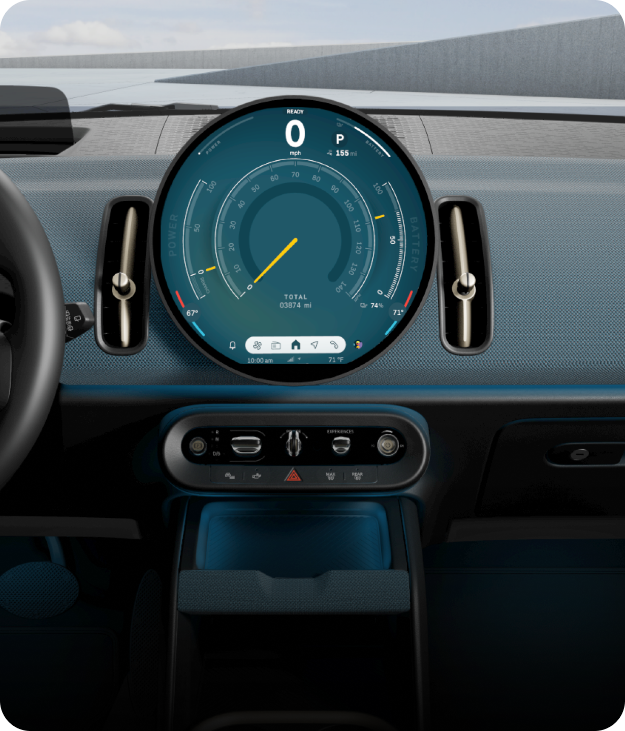 The MINI OLED Display of the MINI Countryman
SE ALL4.