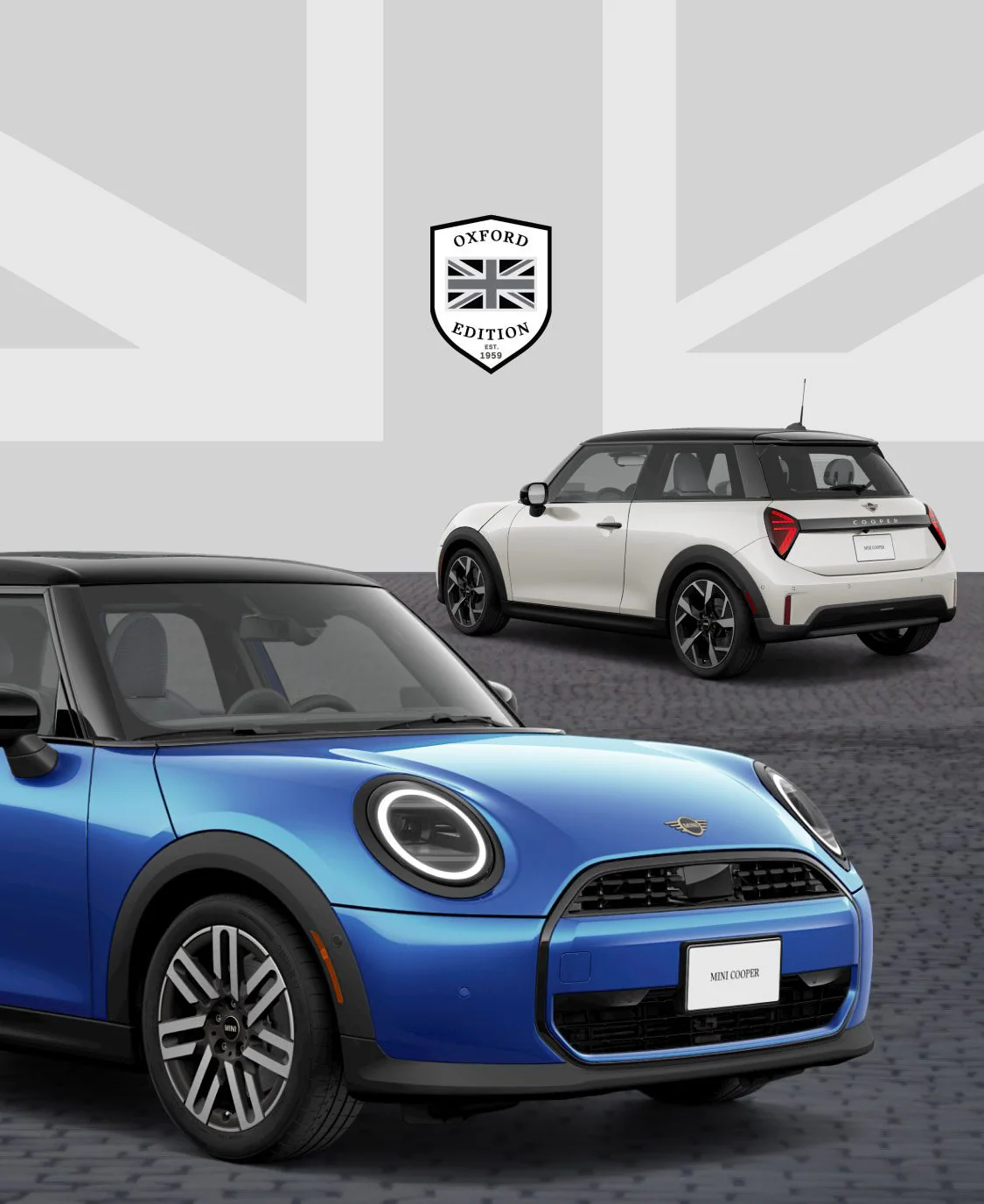 Rear side view of the MINI Cooper 2 Door Oxford Edition and 4 Door Oxford Edition.