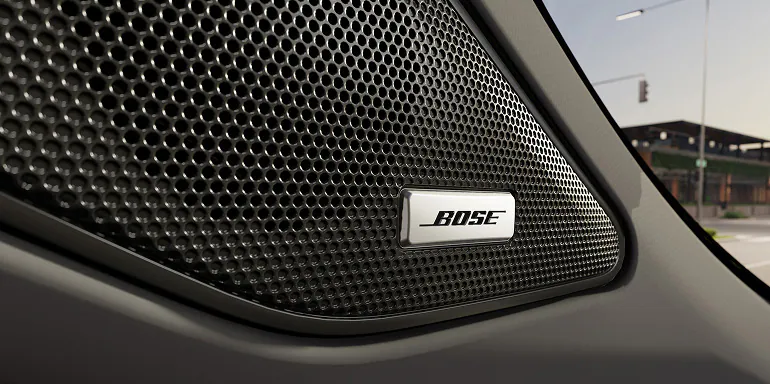 2026 Nissan Rogue Plug-in Hybrid interior view of Bose speaker.