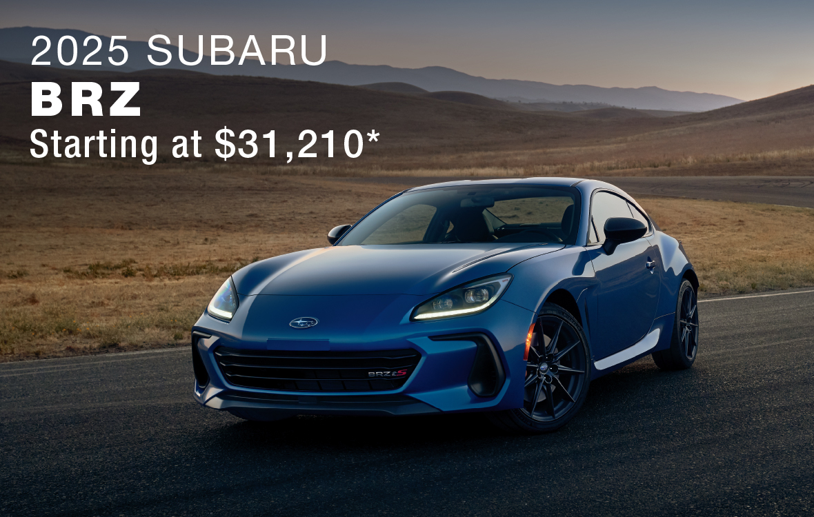 2025 Subaru BRZ Starting at $31,210