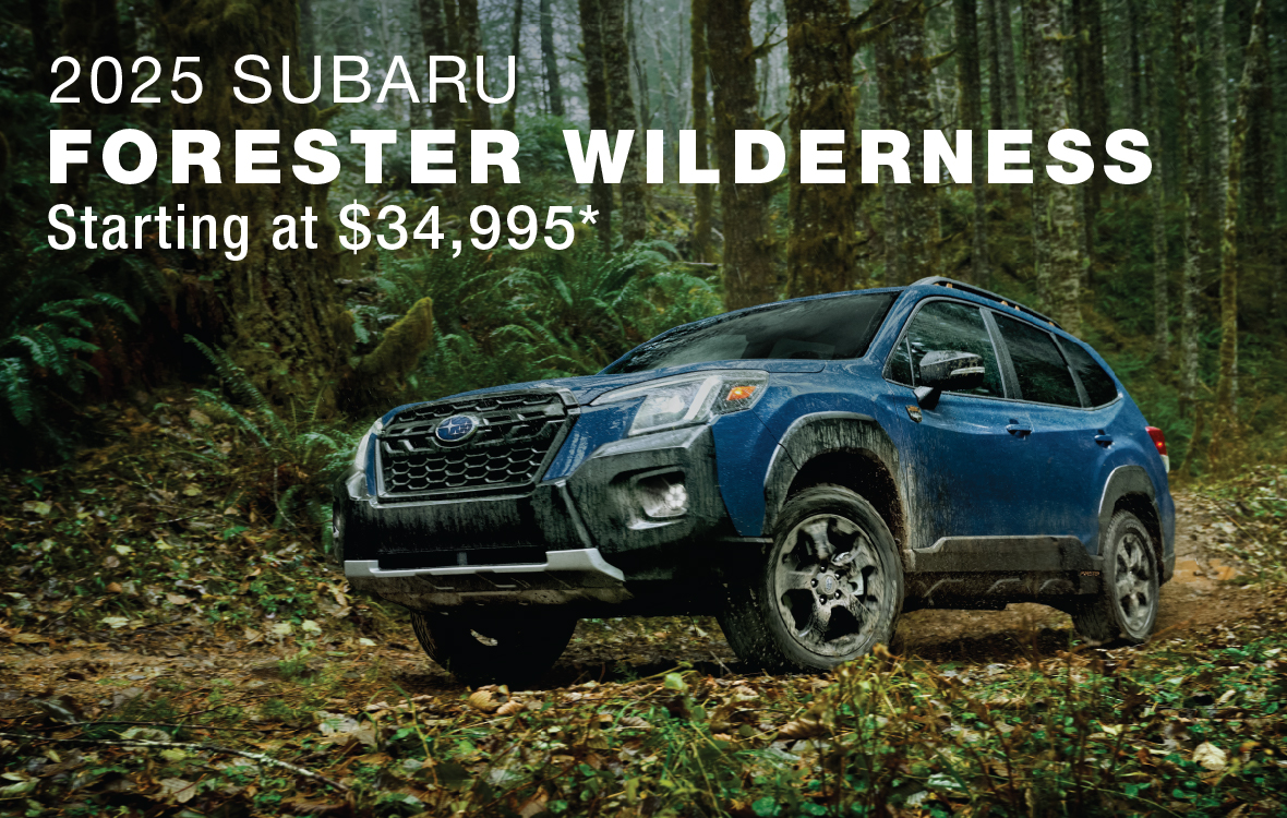 2025 Subaru Forester Wilderness Starting at $34,995.