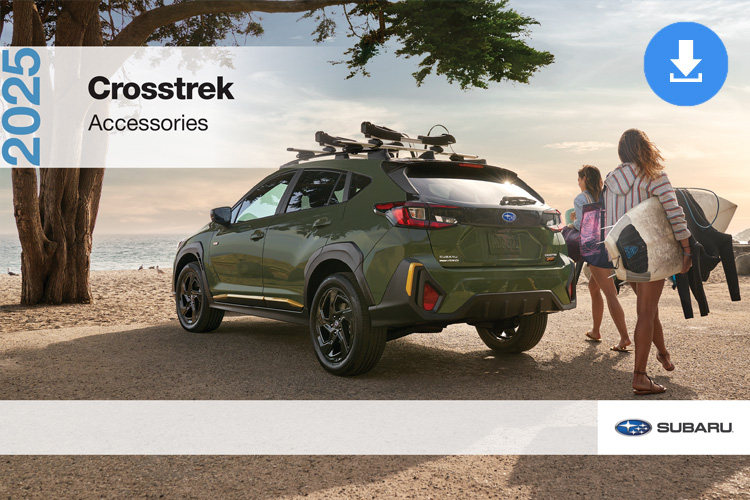 2025 Crosstrek Accessories Brochure cover image