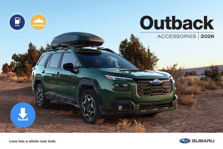 2026 Outback Accessories Brochure cover image
