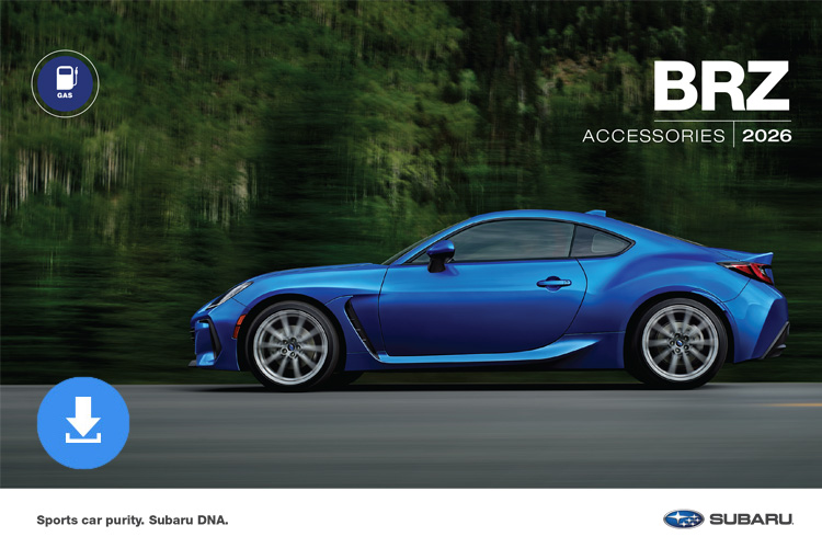 2025 BRZ Accessories Brochure cover image
