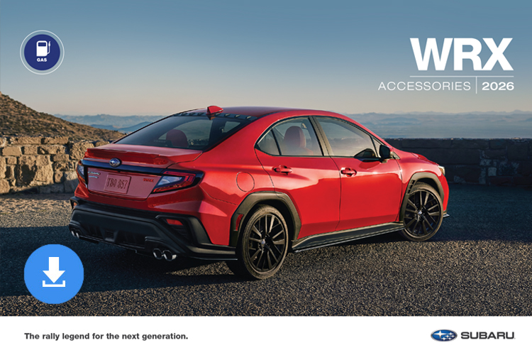 2022 WRX/WRX STI Accessories Brochure cover image
