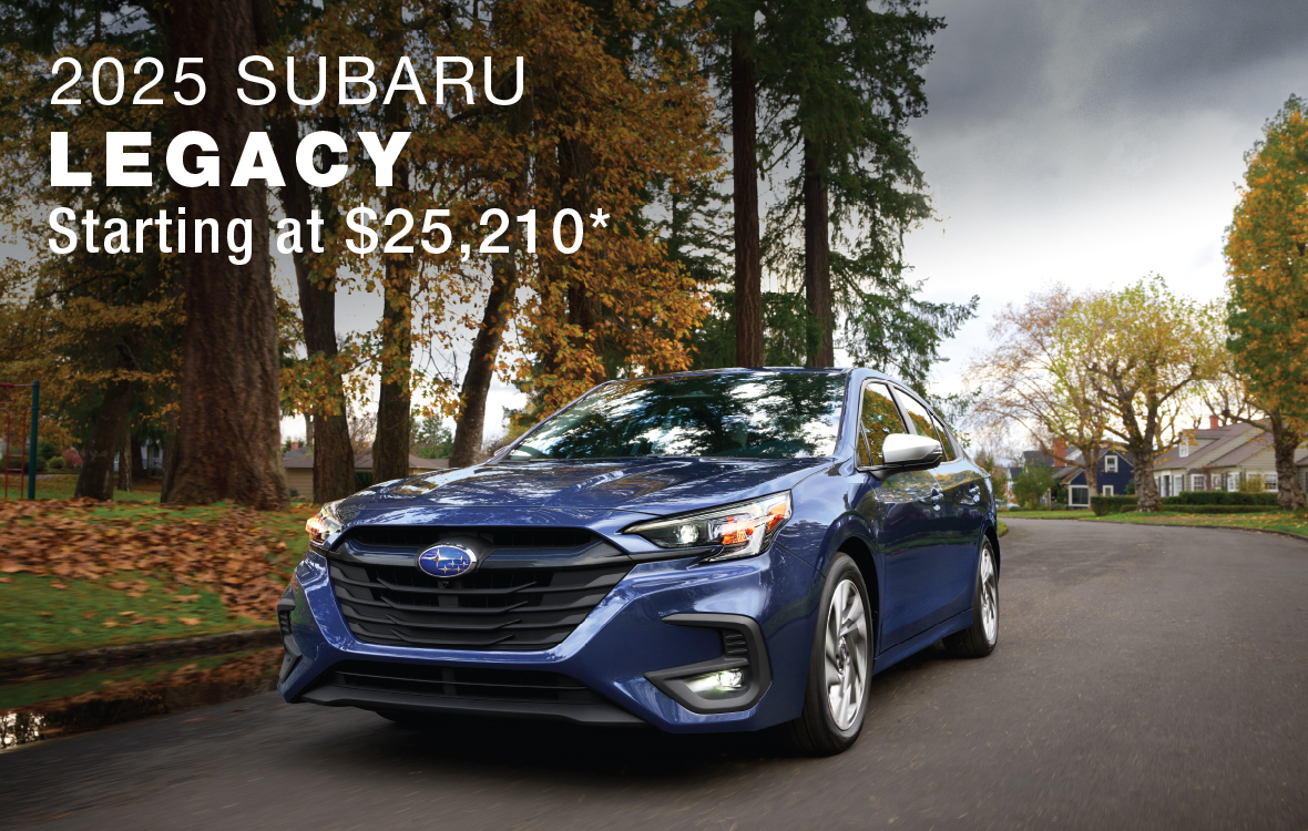 2025 Subaru Legacy Starting at $25,210