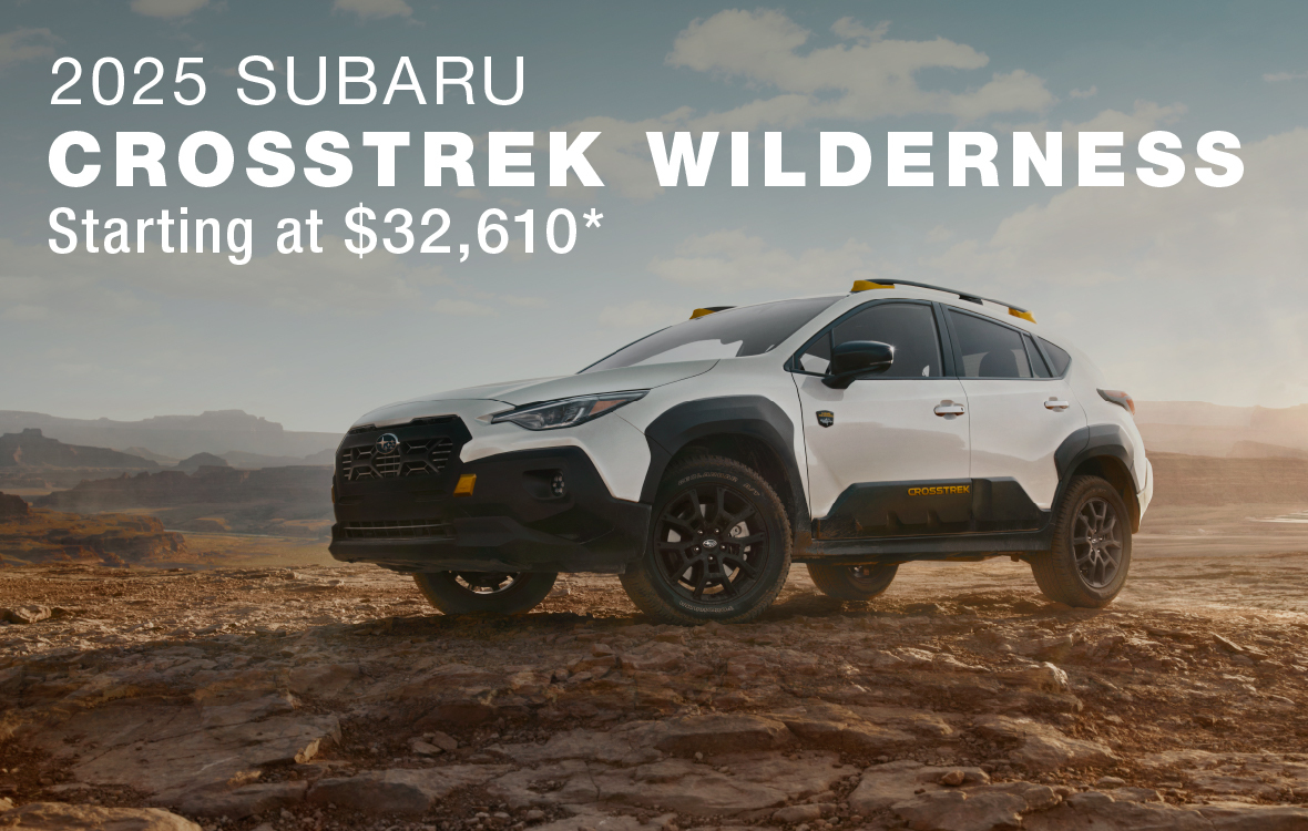 2025 Subaru Crosstrek Wilderness Starting at $32,610.