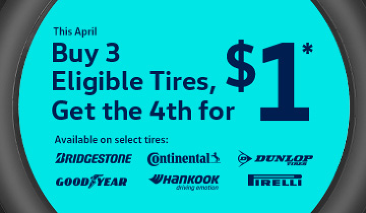 Volkswagen Tire Store $70 Promotion Three Rivers Volkswagen McMurray PA