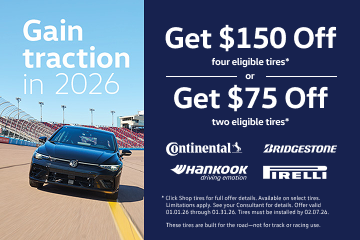 Volkswagen Tire Store The jan 2026 tire promotion Three Rivers Volkswagen McMurray PA