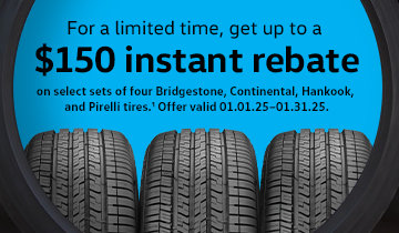 Volkswagen Tire Store $70 Promotion Muller Volkswagen Highland Park IL